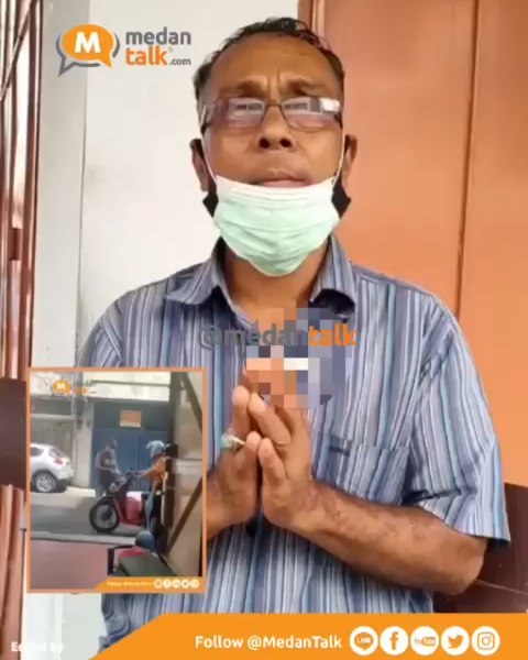Pelaku pungli modus parkir di Jalan Andalas. No 2, Kelurahan Pasar Baru,