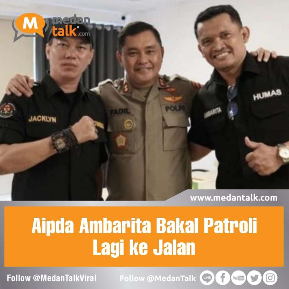 Aipda Ambarita Bakal Patroli Lagi ke Jalan

Aipda Monang Parlindungan Ambarita merespons angin segar dari Kapolda Metro Jaya, Inspektur Jenderal Polisi Fadil Imran perihal dirinya bakal ditugaskan kembali patroli ke jalanan. 

Ambarita mengaku jika Fadil memang menugaskan dia berpatroli lagi, maka ia siap mengembannya. Katanya, hal itu bakal dijalankan dengan penuh rasa tanggung jawab penuh.

"Apa yang sudah diperintahkan Kapolda akan saya emban dengan penuh rasa tanggung jawab," katanya kepada wartawan, Kamis 5 Januari 2023. 

Dirinya menambahkan, tugas yang diberikan Irjen Fadil itu bakal sepenuh hati dijalani karena rasa cintanya pada Korps Bhayangkara. Ambarita berharap dengan demikian, masyarakat juga bisa mencintainya dengan tulus.

"Agar institusi yang kita cintai ini, dicintai masyarakat dengan tulus," ujar dia.

Sumber: viva.co.id/berita/metro/1562452-reaksi-aipda-ambarita-bakal-patroli-lagi-ke-jalan
