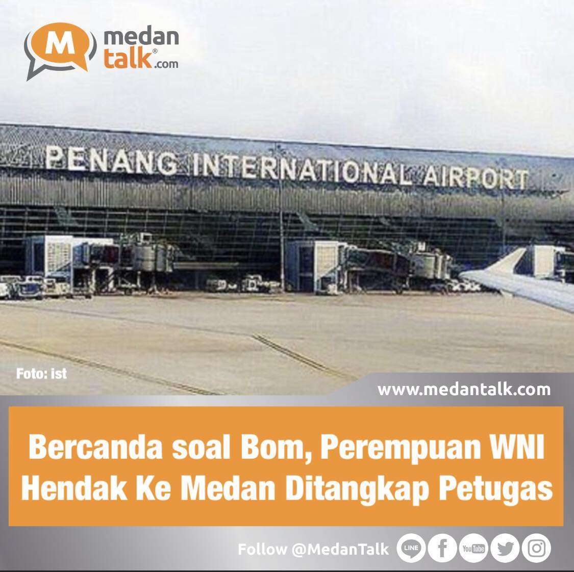 Bercanda soal Bom, Perempuan WNI Ditangkap Petugas Bandara Malaysia

Seorang perempuan warga negara Indonesia (WNI) ditangkap pihak berwenang Bandara Internasional Penang (PIA), Malaysia, pada Kamis (29/12/2022).

Perempuan WNI tersebut ditangkap karena bercanda bahwa dia membawa bom di dalam kopernya.

Dia membuat bercanda itu kepada petugas bandara saat pengecekan bawang bawaan.

Perempuan WNI tersebut sedianya dijadwalkan terbang pukul 17.30 waktu setempat ke Medan, Indonesia.

Dilansir dari New Strait Times, perempuan WNI tersebut berusia 33 tahun dan merupakan pekerja di sebuah pabrik di Ipoh.

Kepala kepolisian setempat, Inspektur Kamarul Rizal Jenal, mengatakan bahwa polisi mendapat laporan mengenai insiden itu pukul 17.10 waktu setempat.

“Tersangka, seorang perempuan asing, ditahan setelah bercanda dengan staf yang memeriksa barang bawaannya bahwa ada bom di dalamnya,” kata Kamarul.

Kamarul menuturkan, lelucon yang dikeluarkan perempuan tersebut didengar oleh petugas di konter check-in serta penumpang lainnya.

Atas insiden itu, perempuan tersebut ditahan selama dua hari untuk pemeriksaan lebih lanjut.

Pejabat Fungsi Konsuler Konsulat Jenderal Republik Indonesia (KJRI) Penang Lusy Surjandari menyampaikan, WNI yang ditahan tersebut bernama Julidar Gayatri Tanjung.

Lusy menuturkan, Julidar akan diberikan pendampingan pengacara oleh KJRI Penang. 

"Saat ini yang bersangkutan ditahan di lockup sementara Bayan Baru. Kasusnya akan dilanjutkan," ucap Lusy.

Sumber: kompas