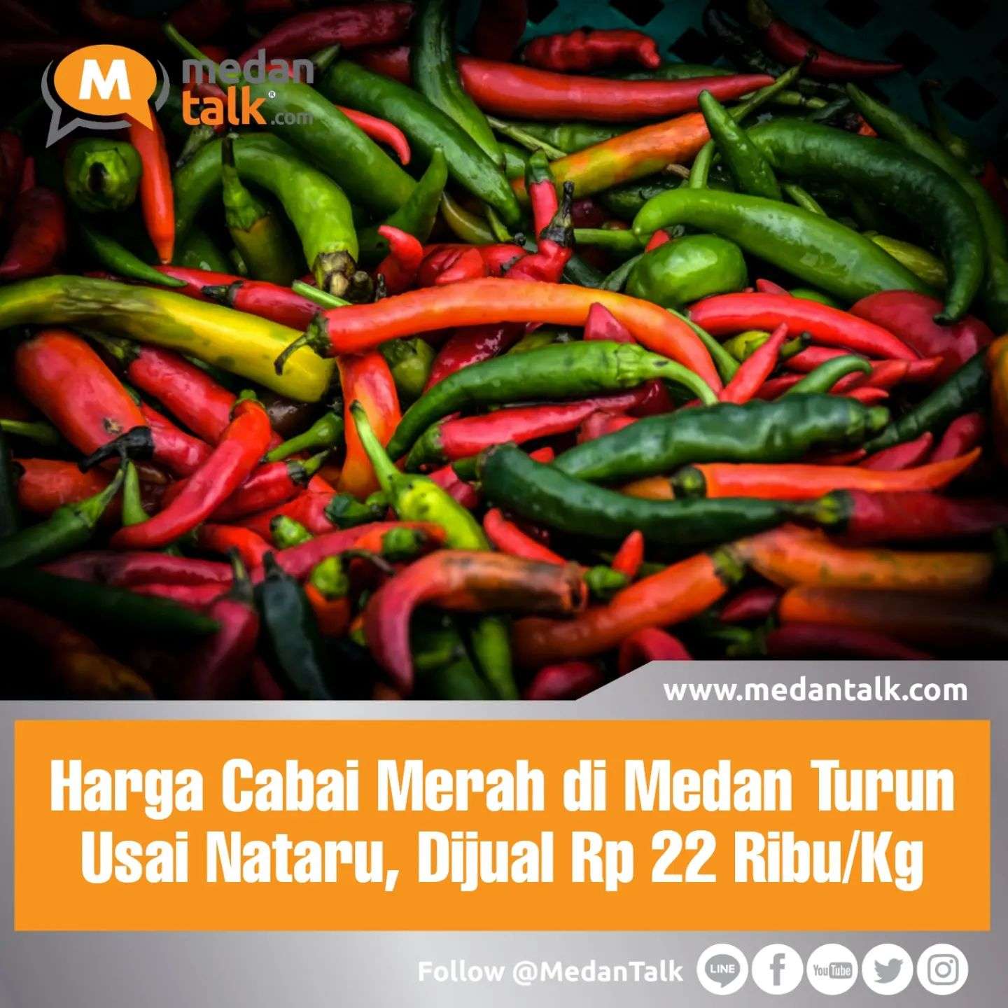 Harga Cabai Merah di Medan Turun Usai Nataru, Dijual Rp 22 Ribu/Kg

Usai berakhirnya libur Natal dan Tahun Baru 2023 (Nataru), harga cabai merah di Sumatera Utara mengalami penurunan. Padahal jelang Nataru harga cabai sempat mengalami lonjakan yakni hingga Rp 43 ribu/kg

Pantauan detikSumut, Rabu (4/1/2022) di Pasar MMTC, harga cabai merah cuma dipatok Rp 22 ribu/kg. Penurunan harga ini disebut karena pasokan cabai yang mencukupi.

Salah seorang pedagang, Irda menjelaskan penurunan harga cabai merah ini sudah terjadi sejak Selasa (3/1) kemarin. "Hari ini udah Rp 22 ribu per kilo nya, sama kayak semalam lah. Turun ini dari tahun baru semalam mau Rp 40 ribuan. Kalau barang dari Berastagi udah mulai lancar lah," ungkap Irda kepada detikSumut.

Penurunan harga cabai merah tidak diikuti dengan turunnya harga cabai rawit. Di Pasar MMTC harga cabai rawit terpantau masih cukup tinggi yakni Rp 56 ribu-Rp 60 ribu per kg.

Menurut Irda, tingginya harga cabai rawit lantaran faktor cuaca yang masih belum stabil.

"Masih mahal cabai rawit, ini aja masih di atas Rp 50 ribu. Tahun baru semalam pun harganya sempat Rp 60 ribu. Turun memang tapi masih tinggi harganya," ujarnya.

Selain itu, beberapa komoditi lainnya juga mengalami flultuasi harga seperti bawang merah seharga Rp 30 ribu per kg, bawang putih Rp 24 ribu per kg, cabai hijau Rp 25 ribu per kg, tomat Rp 12 ribu per kg, dan cabai rawit merah dipatok seharga Rp 50 ribu per kg.

Terkait hal ini, Analis Pasar Disperindag Sumut Iskandar menyebutkan pasokan komoditi kini sudah mulai masuk ke kota-kota besar.

"Penurunan harga cabai dikarenakan mulai masuknya stok dari sentra produksi. Sementara penurunan harga komoditi lainnya terjadi karena mekanisme pasar saja," ucapnya.

Sumber : detik.com/sumut/bisnis/d-6497991/harga-cabai-merah-di-medan-turun-usai-nataru-dijual-rp-22-ribukg.