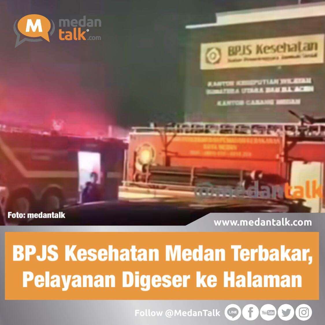 Kantor BPJS Kesehatan Medan Terbakar, Pelayanan Digeser ke Halaman

Kantor BPJS Kesehatan yang beralamat di Jalan Karya, Kecamatan Medan Barat, Kota Medan, terbakar. Peristiwa itu mengakibatkan ruang pelayanan digeser ke halaman.
Peristiwa terbakarnya kantor BPJS Kesehatan itu terjadi Senin (2/1) malam. Kebakaran bersumber dari korsleting listrik di bagian ruangan pelayanan.

Humas BPJS Kesehatan Medan, Rahman Cahyo mengatakan meskipun terjadi kebakaran, pelayanan BPJS Kesehatan Medan tetap berjalan. Untuk sementara mereka melakukan pelayanan di halaman Kantor BPJS Kesehatan tersebut.

"Nggak terganggu (pelayanan), kita buat di halaman untuk pelayanan di saat ini," kata Rahman Cahyo kepada detikSumut, Selasa (3/1/2023).

Menurut dia, kebakaran hanya terjadi di bagian ruangan pelayanan saja, sehingga tidak terlalu mengganggu aktivitas secara keseluruhan di Kantor BPJS Kesehatan Medan.

"Karena kebakaran hanya di bagian pelayanan saja, meskipun begitu pelayanan BPJS hari ini tetap berlangsung," ujarnya.

Rahman menyebutkan, pelayanan BPJS Kesehatan juga bisa dilakukan Kantor BPJS yang beralamat di Jalan HM Yamin. Selain itu, mereka juga masih bisa melakukan pelayanan secara online melalui layanan Pandawa maupun Mobile JKN.

"Selain itu kita masih bisa melakukan pelayanan di kantor BPJS yang di HM Yamin, secara online juga bisa ada Pandawa, Mobile JKN dan yang lain, jadi pelayanan tidak terganggu," tutupnya.

Sebelumnya, Kantor BPJS Kesehatan Cabang Medan yang berada di Jalan Karya, Kecamatan Medan Barat, Kota Medan, terbakar. Api diduga dari korsleting listrik yang terjadi di bagian pelayanan kantor BPJS itu.

"Hanya unit pelayanan saja, ada korsleting di pelayanan," kata Camat Medan Barat, Lilik saat dihubungi detikSumut, Senin (2/1).

Cek video kejadian di @medanku dan @medantalkid 

Sumber: detiksumut
