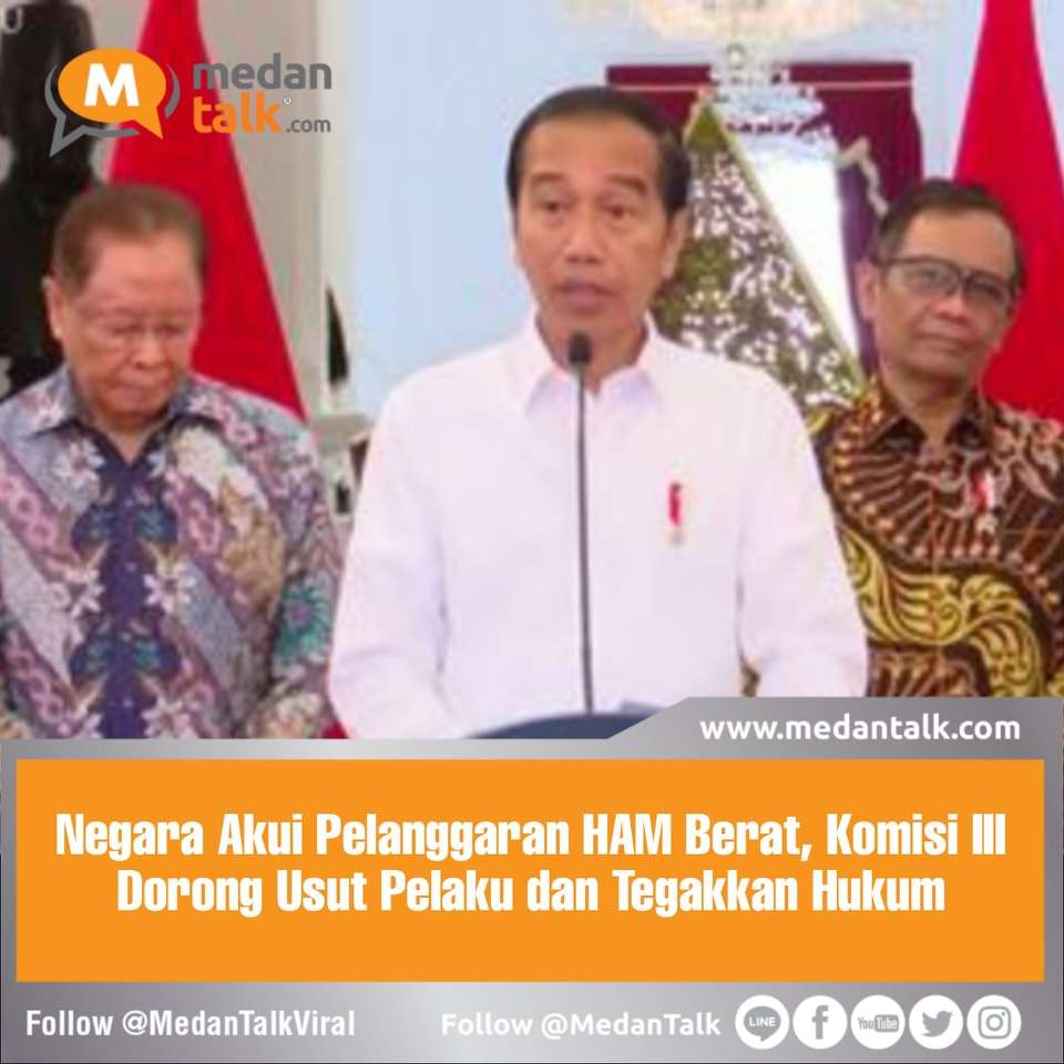 Negara Akui Pelanggaran HAM Berat, Komisi III Dorong Usut Pelaku dan Tegakkan Hukum

Anggota Komisi III DPR RI Taufik Basari menyatakan pengakuan negara atas terjadinya 12 pelanggaran HAM berat merupakan batu pijakan untuk menunaikan kewajiban negara terhadap penyelesaian pelanggaran HAM berat dan pemenuhan hak-hak korban.

“Pengakuan negara ini merupakan peristiwa penting dalam kehidupan bernegara karena negara telah mengakui adanya kesalahan di masa lalu yang menjadi catatan kelam dalam sejarah perjalanan kehidupan bangsa,” kata Taufik dalam keterangannya, Jumat (13/1/2023).

Politikus NasDem itu menyebut pengakuan negara mesti diikuti dengan rasa penyesalan mendalam atas kesalahan negara yang telah diperbuat di masa lalu. Sehingga pengakuan ini membuka pintu bagi langkah selanjutnya yakni mengungkapkan fakta kebenaran atas peristiwa-peristiwa tersebut.

“Mengusut pelaku dan melakukan penegakan hukum, mengindentifikasi korban serta memulihkan dan memenuhi hak-hak korban, melakukan evaluasi dan reformasi kebijakan, hukum dan institusi untuk mencegah berulangnya peristiwa tersebut di masa mendatang mendatang,” kata Taufik.

Taufik menegaskan sudah menjadi kewajiban negara yang dijalankan oleh pemerintah maka kita perlu menagih langkah-langkah lanjutan tersebut yang sebisa mungking dapat dilakukan segera dalam masa pemerintahan Presiden Jokowi hingga berakhir di tahun 2024 karena penuntasan pelangggaran HAM masa lalu telah menjadi janji politik Presiden Jokowi sejak tahun 2014.

“Dalam waktu dekat saya berharap pemerintah sudah memiliki program-program tindak lanjut secara sistematis, terukur, realistis dan komprehensif termasuk dalam hal penganggarannya dalam APBN ke depan,” kata dia.

Sumber: m.liputan6.com/news/read/5179161/negara-akui-pelanggaran-ham-berat-komisi-iii-dorong-usut-pelaku-dan-tegakkan-hukum