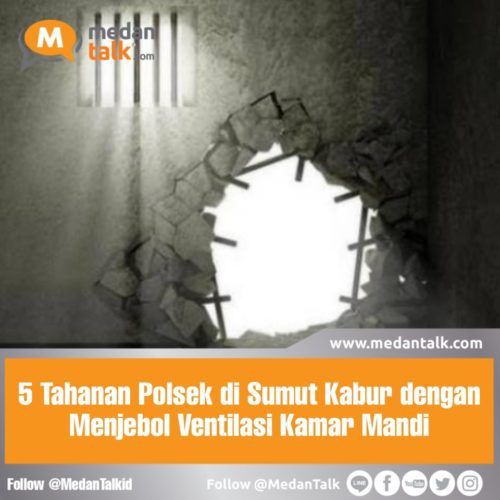 5 Tahanan Polsek di Sumut Kabur dengan Menjebol Ventilasi Kamar Mandi

Terdapat 5 tahanan Polsek Perdagangan Resor Simalungun, Sumatera Utara, melarikan diri dari Ruang Tahanan Polsek (RTP), Jumat dini hari, 17 Februari 2023, sekitar pukul 00.30 WIB. Polisi bergerak cepat, dan dua tahanan berhasil diamankan kembali.

"Saat ini sudah berhasil ditangkap 2 tersangka," sebut Kapolres Simalungun AKBP. Ronald FC Sipayung, dikutip Minggu, 19 Februari 2023.

Perburuan terhadap para tahanan yang berhasil kabur dari RTP ini dilakukan tim gabungan, Ditkrimum Polda Sumut, Polres Simalungun dan Polsek Perdagangan. Kedua tahanan yang ditangkap dibekuk di areal perkebunan Kelapa Sawit Tanjung Muda Kabupaten Batubara.

Tersangka lain, Benni Prayogi alias Benni, ditangkap saat bersembunyi di warung kosong Jalan lintas Perdagangan Kecamatan Bandar Kabupaten Simalungun tepatnya di sekitar Jalan Pagok Nagori Bahlias.

Ronald menjelaskan pihaknya masih memburu tiga tahanan lainnya. Identitas ketiganya, Ahmad Damanik (55) warga Pematang Kerasaan Kecamatan Bandar Kabupaten Simalungun, M Fadli Maulana (19) warga Nagori Perlanaan Kecamatan Bandar Kabupaten Simalungun, dan Ade Ray Situmorang.

Ronald menginformasikan, masyarakat bila mengetahui keberadaan ketiganya untuk menginformasikan ke nomor kontak Kapolsek Perdagangan di nomor : +62 813-7000-1966, atau posko pengaduan masyarakat di no 0811-6501-516.

Sumber: viva.co.id/amp/berita/kriminal/1576351-5-tahanan-polsek-sumut-kabur-dengan-menjebol-ventilasi-kamar-mandi