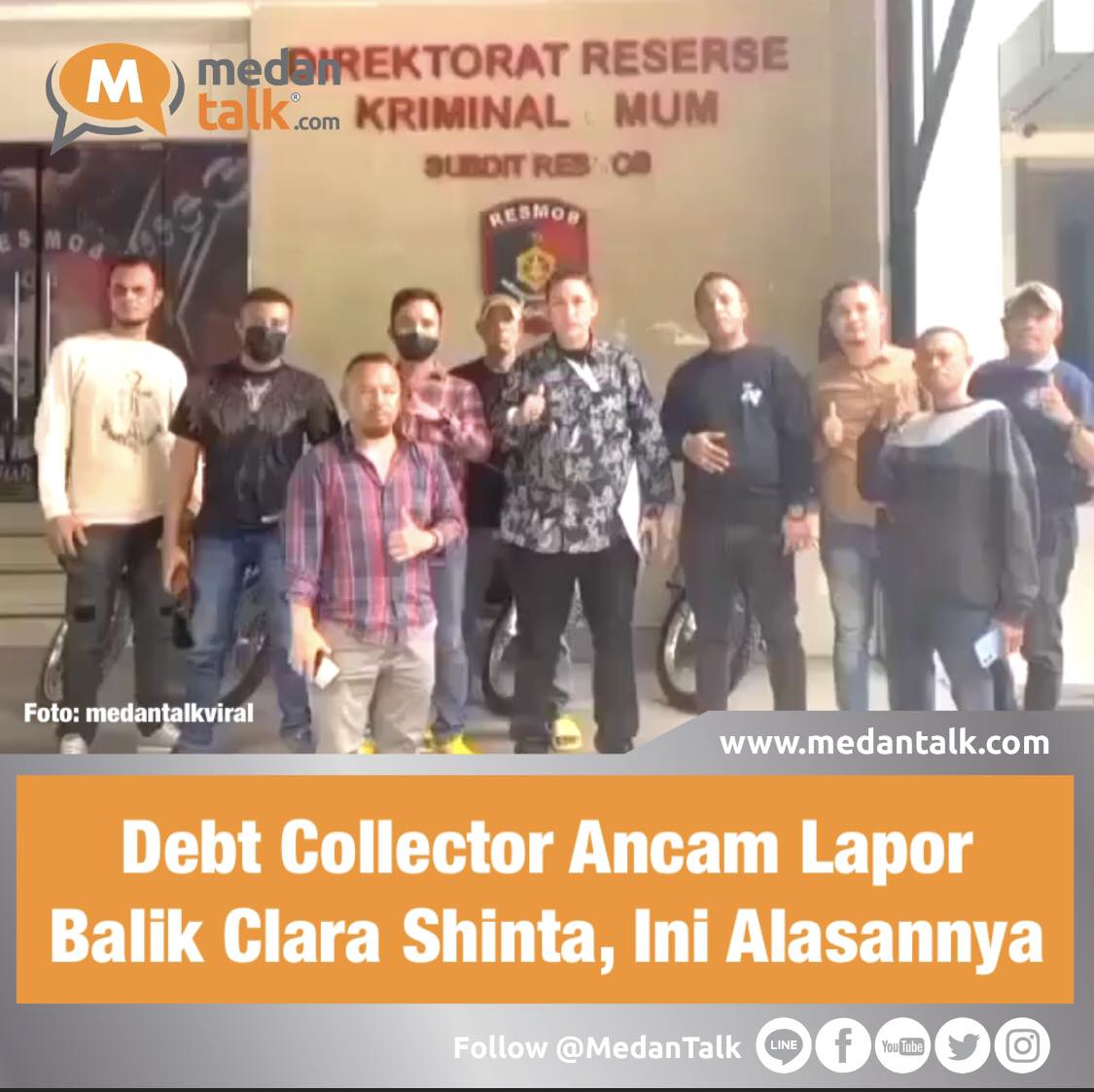 Debt Collector Ancam Lapor Balik Clara Shinta, Ini Alasannya

Viral di media sosial, video debt collector yang diduga berkasus dengan selebgram Clara Shinta. Debt collector itu mengaku ancam mau laporkan balik Clara. 

Dalam video yang viral, ada beberapa orang diduga debt collector berjejer di depan Kantor Subdirektorat Reserse Mobile Direktorat Reserse Kriminal Umum Polda Metro Jaya. 

Salah satu dari mereka mengaku ingin konsolidasi dengan polisi. Namun, tak dijelaskan terkait konsolidasi untuk kepentingan apa.

"Ya, hari ini saya dengan tim debt collector, anak matel, dan para staf dari PT Lombok Nusantara Indonesia ingin konsolidasi dengan kepolisian yang ternyata memang akhirnya pasalnya bukan laporan dari Clara tapi laporan dari Bapak Dimas," kata pria tersebut seperti dikutip, Rabu 22 Februari 2023.

Dia pun menyampaikan permintaan maaf terhadap pria bernama Dimas karena sempat salah paham dengan timnya.

"Dan, kami juga berniat akan melaporkan balik saudari Clara dan kawan-kawannya," lanjut kata pria tersebut.

Pria itu menambahkan, Clara bakal dipolisikan terkait dugaan penipuan. Selain itu, Clara juga mau dilaporkan soal pemalsuan surat. 

Dia juga bilang Clara diduga telah mengelabuhi debt collector yang menarik mobil Alphard putih yang dipakai Clara. Kata dia, Clara bisa terancam enam tahun penjara atas laporan yang mereka mau buat.

"Jadi, kami akan melakukan lapor balik dengan ancaman hukuman enam tahun penjara," katanya lagi.

Sebelumnya diberitakan, selebgram Clara Shinta melaporkan peristiwa penarikan paksa mobil miliknya yang dilakukan debt collector terhadapnya ke Polda Metro Jaya. Laporan Clara diterima dengan nomor LP / B / 954 / II / 2023 / SPKT / Polda Metro Jaya tertanggal 20 Februari 2023.

Video viralnya bisa dilihat di @medantalkviral

Sumber: viva.co.id/amp/berita/metro/1577553-debt-collector-ancam-lapor-balik-clara-shinta-ini-alasannya