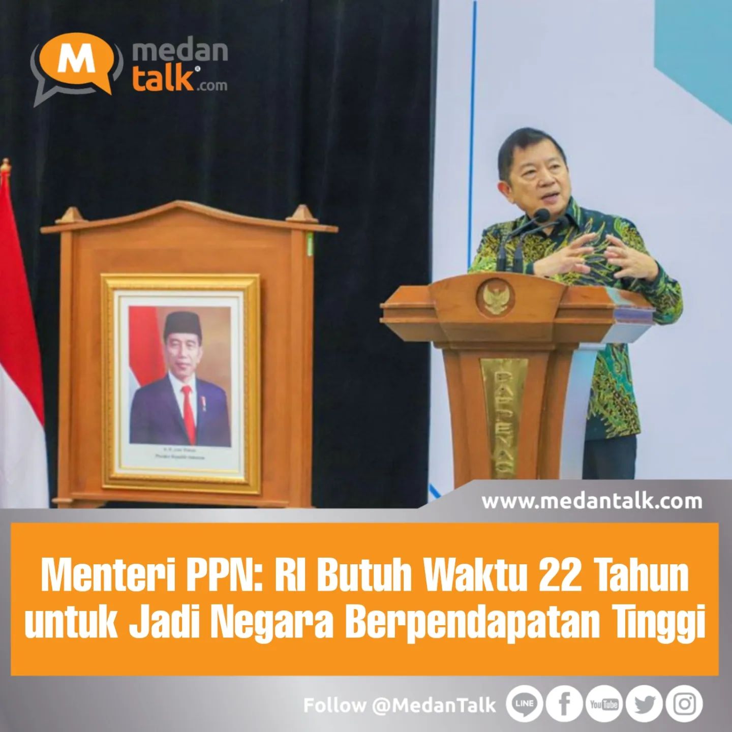 Menteri PPN: RI Butuh Waktu 22 Tahun untuk Jadi Negara Berpendapatan Tinggi
Menteri Perencanaan Pembangunan Nasional (PPN)/Kepala Bappenas, Suharso Monoarfa mengatakan, Indonesia terjebak dalam pendapatan menengah (middle income trap) selama 30 tahun.
Pada tahun lalu, lanjut Suharso, Indonesia disebut sudah masuk ke tingkat berpenghasilan menengah atas (upper middle income). Untuk mencapai pendapatan yang lebih tinggi lagi, menurut perhitungannya dibutuhkan sekitar 22 tahun lagi.
"Dan kita baru saja masuk dari low middle income menjadi upper middle income, kira-kira baru tahun lalu di angka 4.200 dollar AS per kapita. Kalau hitungan secara kalkulasi ekonomi yang linier itu kita membutuhkan waktu tak 22 tahun untuk sampai pada high economy. Tapi mudah-mudahan kita bisa lebih lebih cepat," katanya dalam Peluncuran Rencana Aksi Nasional Open Government Indonesia VII, Selasa(7/2/2023).
Dia mengatakan, dalam government effectiveness index serta regulatory quality index, pendapatan per kapita Indonesia sepanjang tahun 1995 sampai 2020 menunjukkan tren peningkatan secara gradual sebagai implikasi dari berbagai upaya reformis yang dilakukan. Terutama di bidang hukum regulasi dan total kelola pemerintahan
Namun dibandingkan dengan negara-negara ASEAN seperti Singapura, Malaysia, dan Thailand, sambung Suharso, pencapaian Indonesia masih relatif tertinggal untuk mengejar ketertinggalan pendapatan per kapita tersebut.
"Kalau kita ukur berdasarkan gabungan indeks yang diukur oleh Indonesia atau PBB capaian Indonesia pada tahun 2016 hingga 2020 juga menunjukkan tren yang meningkat di mana rata skor Indonesia berada di atas rata dunia yang sebagian besar dikontribusi oleh sektor human capital index dan online service index," kata dia.
Soeharso mengatakan Indonesia telah melalui pandemi dan dapat menunjukkan pencapaian keluar dari jebakan middle income. Dia juga memaparkan sejumlah upaya yang dilakukan pemerintah agar bisa mencapai pendapatan tertinggi masyarakatnya.