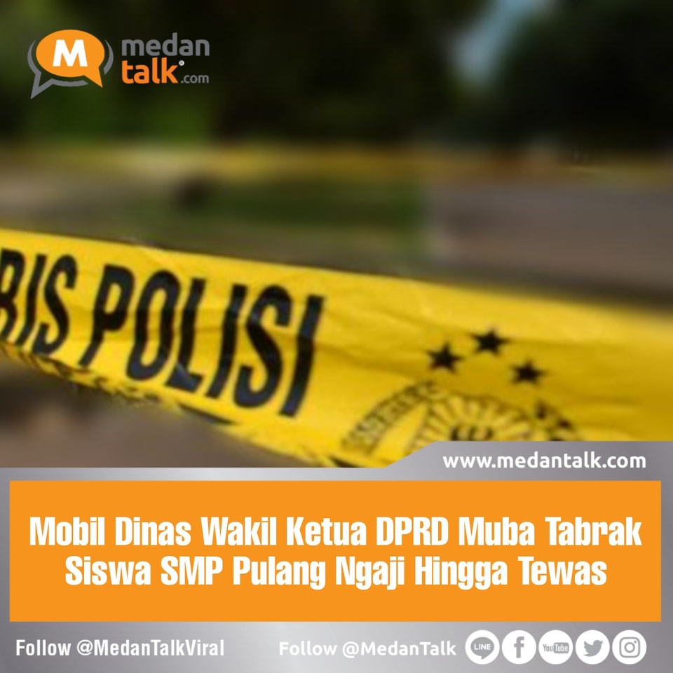 Mobil Dinas Wakil Ketua DPRD Muba Tabrak Siswa SMP Pulang Ngaji Hingga Tewas 

Seorang pelajar SMP di Musi Banyuasin (Muba), Sumatera Selatan, RS (13) tewas usai ditabrak mobil dinas Wakil Ketua DPRD Muba. Polisi mengamankan sopir mobil, SP (35), dan memeriksa beberapa saksi, termasuk Wakil Ketua DPRD Muba, JK.

Kasatlantas Polres Muba AKP Riky Mozam menjelaskan, peristiwa itu bermula saat mobil dinas jenis Fortuner berpelat merah melaju kencang dari arah Sekayu menuju Palembang, Kamis (9/2) malam. Tiba-tiba ada korban pulang dari mengaji yang mengendarai sepeda hendak menyeberang.

Tabrakan pun tak terelakkan dan mobil baru berhenti ketika menabrak tiang listrik sejauh 8 meter. Begitu juga dengan korban yang ikut terseret dan ditemukan di samping mobil dan tewas dalam perjalanan menuju rumah sakit.

"Setelah menabrak, mobil itu menyeret korban dan sepedanya sejauh 8 meter. Baru berhenti karena menabrak tiang listrik," ungkap Riky saat dihubungi merdeka.com, Jumat (10/2).

Dia menjelaskan, mobil yang dikendarai SP ditumpangi dua orang, salah satunya Wakil Ketua DPRD Muba JK. Mereka bermaksud pulang ke Palembang setelah berdinas di Sekayu.

"Untuk identitas dua penumpang itu jelasnya nanti disampaikan," ujarnya.

Untuk mendalami kasus ini, sejumlah saksi diperiksa polisi, seperti saksi mata, orang yang menolong, sopir, dan penumpang mobil. Sopir SP mengaku tak bisa melihat kondisi di depan karena dalam keadaan gelap.

"Tetapi dari hasil olah TKP, tidak gelap seperti keterangan SP. Kami masih lakukan pendalaman," kata dia.

Sumber: merdeka.com