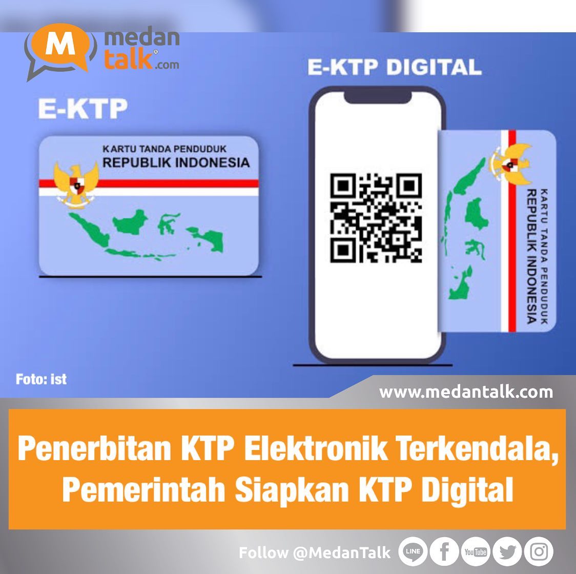 Penerbitan KTP Elektronik Terkendala, Pemerintah Siapkan KTP Digital via Ponsel

Direktorat Jenderal Kependudukan dan Pencatatan Sipil (Dukcapil) Kementerian Dalam Negeri bakal membuat KTP digital yang bisa diakses via ponsel, dinamakan Identitas Kependudukan Digital (IKD).

"Jadi kita tidak lagi menambahkan blanko (KTP elektronik), tetapi kita mendigitalkan pelayanan administrasi kependudukan. KTP elektronik diganti KTP digital," kata Dirjen Dukcapil Zudan Arif Fakrulloh dalam keterangan tertulis, Kamis (9/2/2023).

Pemerintah menargetkan sekitar 50 juta penduduk Indonesia memiliki IKD pada tahun ini. Jumlah ini sekira 25 persen dari total penduduk.

Masyarakat perlu mendatangi kantor Dinas Dukcapil di wilayah masing-masing untuk membuat IKD. Nantinya, warga akan didampingi petugas untuk mendaftarkan diri di aplikasi IKD. 

Pendaftaran ini memerlukan verifikasi dan validasi dengan teknologi pengenalan wajah.

"Sekali datang, pemohon bisa langsung dapat KTP Digital. Dokumen kependudukan lainnya seperti Kartu Keluarga dan lainnya sudah bisa langsung dipindahkan data digitalnya ke handphone pemohon," ujar Zudan.

IKD dirancang sebagai pengganti KTP elektronik yang penerbitannya terkendala di sejumlah wilayah di Indonesia. Menurut pemerintah, sedikitnya ada 3 masalah yang menghambat penerbitan KTP elektronik secara luas.

Pertama, pengadaan blanko KTP elektronik memakan anggaran cukup besar. Kedua, pencetakannya pun tidak sederhana karena membutuhkan printer dengan ribbon, cleaning kit, dan film. Ketiga, beberapa daerah memiliki jaringan internet yang buruk.

Kendala jaringan ini disebut berpengaruh pada hasil perekaman KTP elektronik yang jadi tidak sempurna sehingga tidak bisa dicetak. Perekaman sidik jari pun gagal karena tidak terkirim ke pusat.

"Mengatasi kendala jaringan ditambah pengadaan peralatan dan blanko itu mahal sekali, maka Pak Mendagri Tito Karnavian memberikan arahan agar menggunakan pendekatan asimetris, yakni dengan digitalisasi dokumen kependudukan termasuk penerapan Identitas Kependudukan Digital," ujar Zudan.

Sumber: kompas