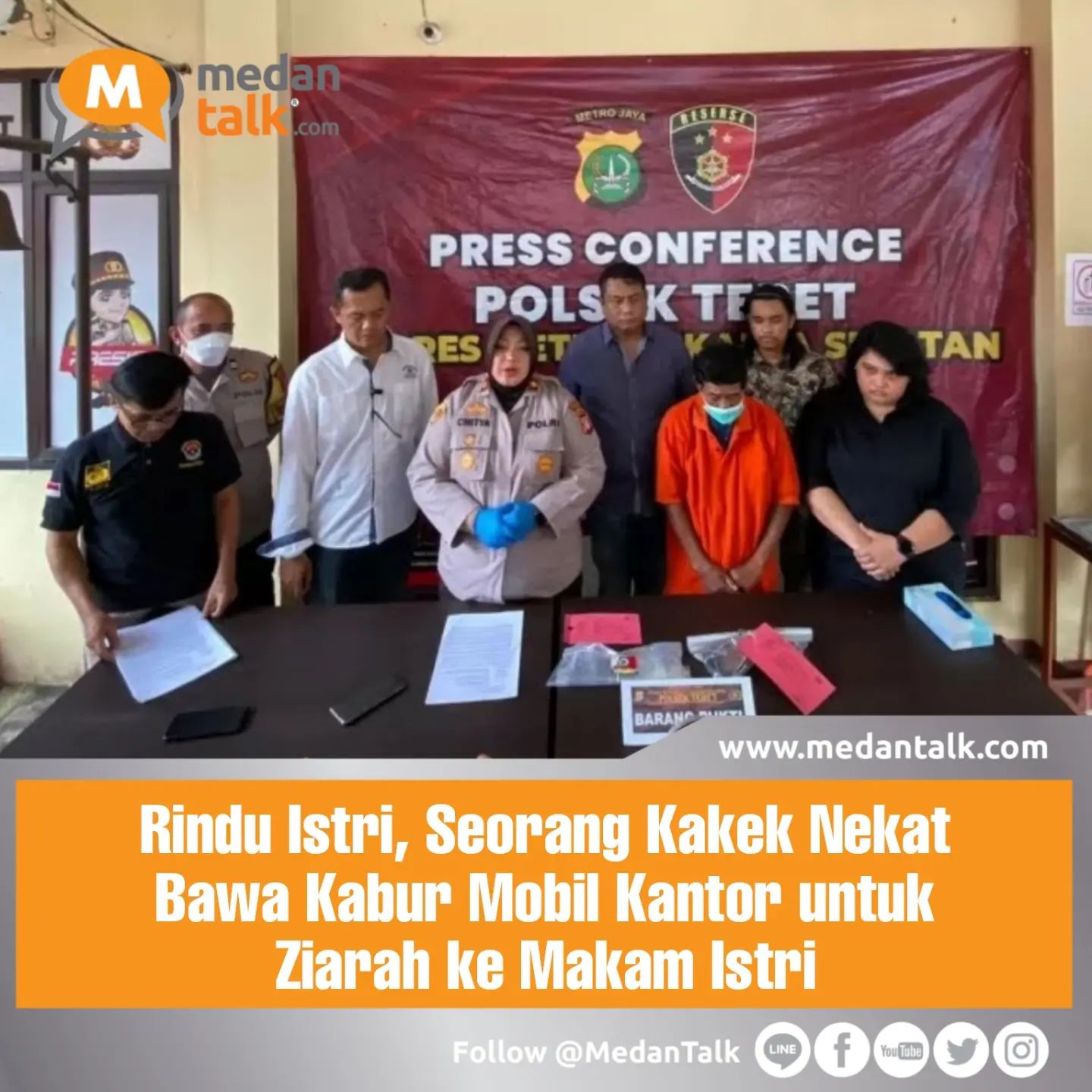 Seorang Kakek Nekat Bawa Kabur Mobil Kantor untuk Ziarah ke Makam Istri

Seorang kakek berinisial S nekat membawa kabur mobil kantor untuk berziarah ke makam istrinya.

Kasus dugaan pencurian yang dilakukan kekek berusia 70 tahun tersebut terjadi di kawasan Tebet, Jakarta Selatan (Jaksel).

Kasus yang melibatkan seorang kakek itu baru diketahui korbannya pada Selasa, 14 Januari 2023.

Kapolsek Tebet, Kompol Chitya Intania Kusnita mengatakan, berdasarkan pemeriksaan, tersangka mengaku membawa mobil tersebut untuk berziarah ke makam istrinya di Cilacap, Jawa Tengah.

"Keinginannya sangat tinggi untuk berziarah, pelaku mau pinjam mobil karena takut pelaku bukan karyawan di kantor tersebut," ujar Chitya Intania Kusnita, Rabu, 1 Februari 2023, dilansir dari PMJ News.

Chitya menjelaskan, pelaku S memang tinggal di kantor korban sudah hampir satu bulan.

Selain membawa kabur mobil milik korban, tersangka juga mengambil tiga unit ponsel di kantor tersebut.

"Sudah sebulan dia (pelaku) tinggal di kantor. Sudah sebulan numpang hidup di sana. Lalu pelaku mengambil kunci kendaraan mobil Innova dan tiga buah handphone yang tergeletak di meja di kantor," tuturnya.

"Jadi handphone yang tiga biji itu dijual oleh pelaku untuk mengisi bensin dan makan di perjalanan," sambungnya.

Dalam penyelesaian kasus ini, lanjut Chitya, polisi menerapkan restorative justice karena korban dan pelaku sudah sepakat untuk berdamai perdamaian. Pemilik mobil berempati terhadap keinginan pelaku yang juga sudah lanjut usia.

"Kami memberikan ruang kepada mereka untuk membuka jalan damai itu. Akhirnya dalam perkara ini, dari pelapor dan terlapor sepakat untuk berdamai dan mengadakan restorative justice," tukasnya.

Sumber : orbitindonesia.com/nusantara/pr-5447238282/seorang-kakek-nekat-bawa-kabur-mobil-kantor-untuk-ziarah-ke-makam-istri