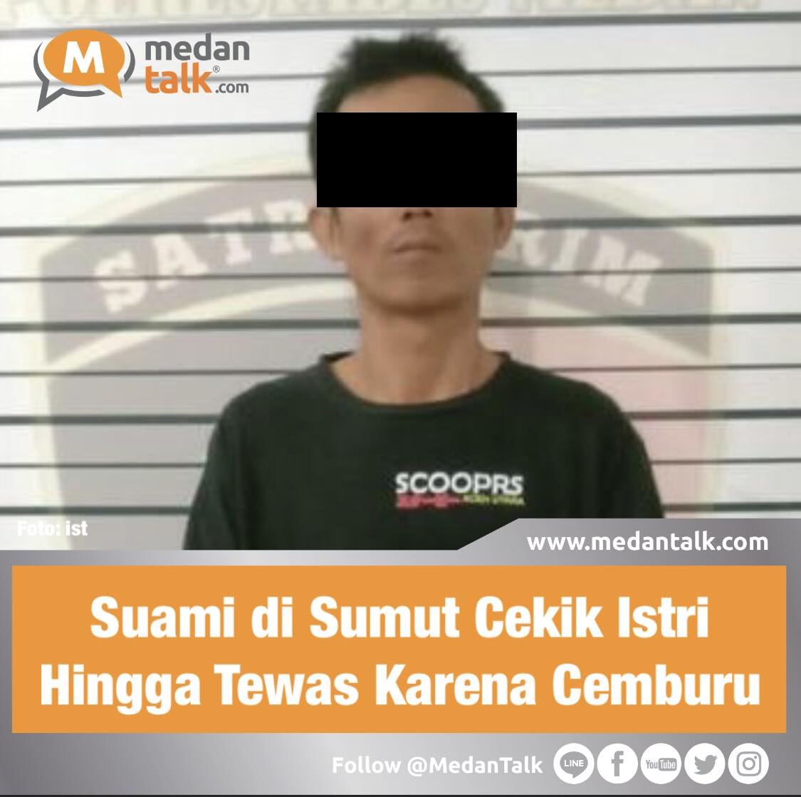Suami di Sumut Cekik Istri hingga Tewas karena Cemburu

RAP (40) menyerahkan diri setelah mencekik istrinya, AK (40), hingga tewas di Deli Serdang, Sumatera Utara. Pembunuhan itu diduga dipicu cemburu.
Saat ini Roni berada di Satreskrim Polrestabes Medan. Terlihat, Roni yang memakai baju warna hitam itu tangannya diborgol.

"Kita yang mendapatkan informasi itu langsung ke lokasi dan mengevakuasi korban. Sementara itu, pelaku sudah menyerahkan diri," kata Kanit Reskrim Polsek Percut Sei Tuan Iptu Japri Simamora, seperti dilansir detikSumut, Rabu (1/2/2023).

Pembunuhan terjadi di sebuah rumah untuk pijat tradisional, yang merupakan tempat istrinya bekerja, di Desa Bandar Klippa, Deli Serdang, Subuh tadi sekitar pukul 05.00 WIB. Roni membunuh istrinya dengan cara dicekik hingga tewas.

"Kita temukan bekas cekikan yang sudah membiru di leher korban. Selanjutnya korban dibawa ke RS Bhayangkara," ujarnya.

Sebelum peristiwa itu terjadi, pada Selasa (31/1) sekitar pukul 19.30 WIB, pelaku datang menjumpai istrinya. Saat itu, keduanya sempat terjadi percekcokan hingga pukul 02.00 WIB.

Pelaku pun emosional hingga mencekik leher korban dengan kedua tangan. Setelah itu, pelaku menuju masjid sekitar lokasi untuk menyerahkan diri.

Sumber: detiksumut