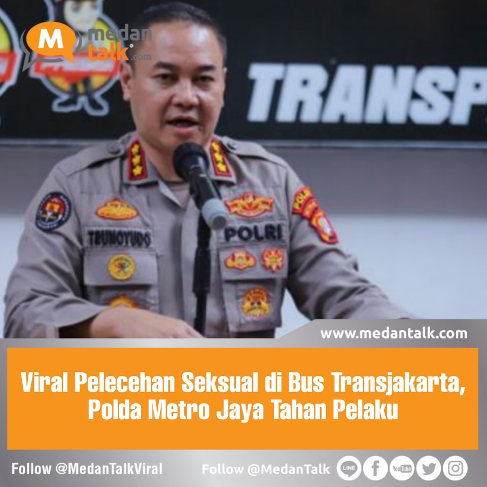 Viral Pelecehan Seksual di Bus Transjakarta, Polda Metro Jaya Tahan Pelaku

Aksi pelecehan seksual di dalam bus TransJakarta viral di media sosial. Pelecehan seksual dalam bus TransJakarta oleh seorang pria paruh baya itu terjadi di rute Monas-Pulogadung. 

Dalam video tersebut seorang pria yang diduga melakukan pelecehan seksual menolak saat hendak diamankan. Dalam unggahan @jktnewss, terduga pelaku disebut menggesekkan alat kelaminnya ke bokong korban. Terduga pelaku sempat jatuh dari halte saat mencoba kabur.

Polda Metro Jaya telah menangkap Mufarok pelaku pelecehan seksual di bus Transjakarta rute Monas-Pulogadung. Mufarok sehari-hari merupakan pekerja harian lepas (Phl) di Pos Polisi Tambora, Jakarta Barat. 

"Pelaku sudah diamankan dan masih menjalani pemeriksaan," ungkap Kabid Humas Polda Metro Jaya Kombes Pol Trunoyudo Wisnu Andiko di Polda Metro Jaya, Senin (21/2/2023). Trunoyudo menuturkan, Mufarok bukan anggota Polri. Dia menggunakan akses kartu transportasi umum milik anggota Polri berinisial AS yang diambil secara diam-diam.

"Saat ini korban belum melaporkan kejadian pelecehan seksual tersebut kepada kepolisian," tuturnya.

Menurut Trunoyudo, Subdit Renakta Ditreskrimum Polda Metro Jaya telah berkomunikasi dengan korban untuk membuat laporan resmi di kepolisian. 

Sumber: metro.sindonews.com/read/1028695/170/polda-metro-jaya-tahan-pelaku-pelecehan-seksual-di-bus-transjakarta-1676973733