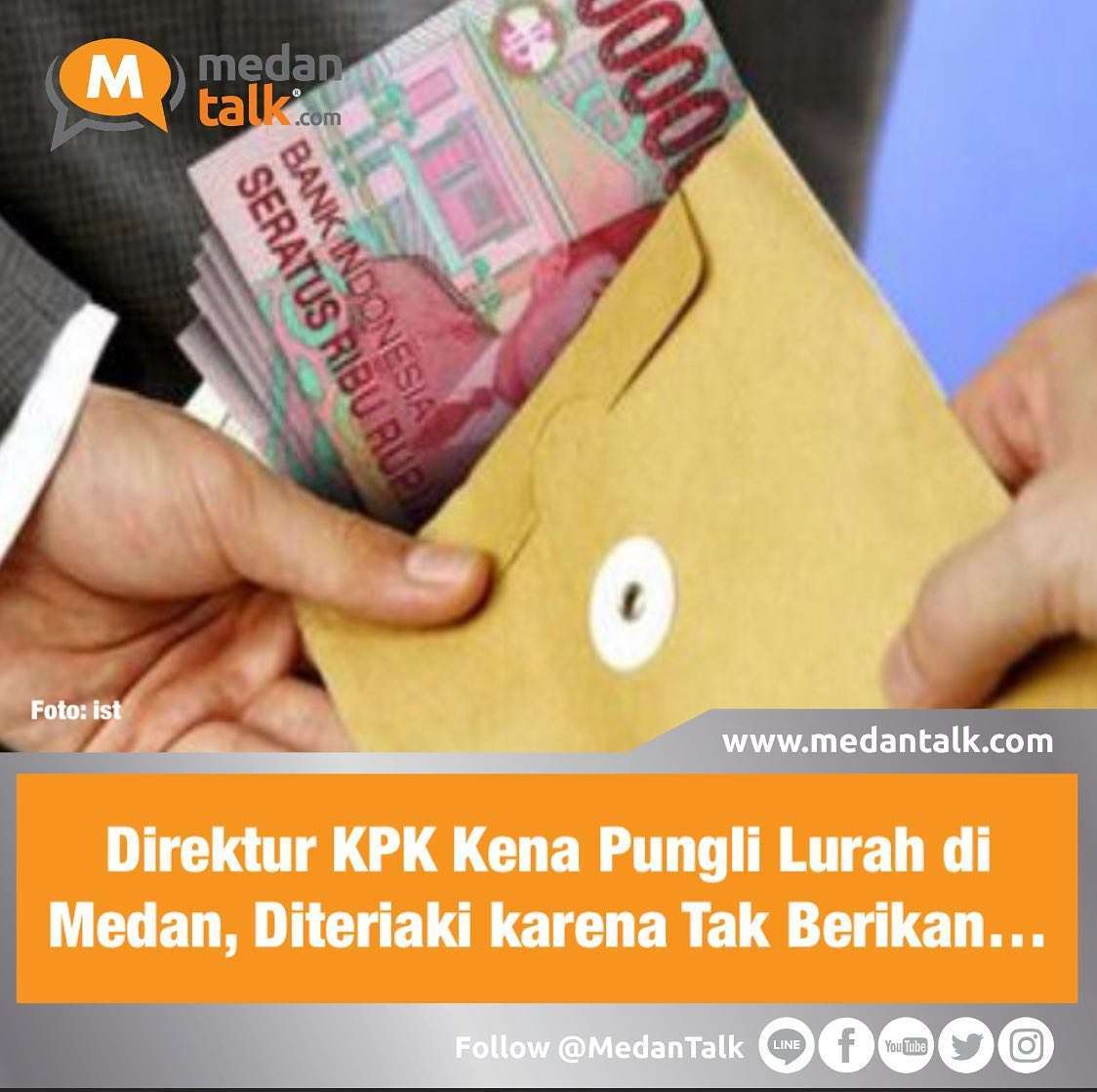Direktur KPK Kena Pungli Lurah di Medan, Diteriaki karena Tak Berikan Apa