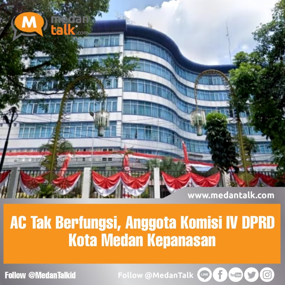 AC Tak Berfungsi, Anggota Komisi IV DPRD Kota Medan Kepanasan Sejumlah anggota