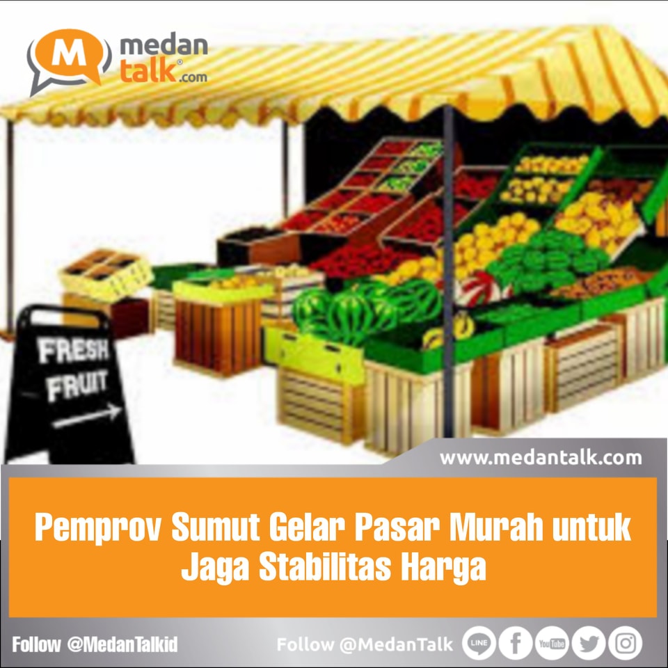 Pemprov Sumut Gelar Pasar Murah untuk Jaga Stabilitas Harga Pemprov Sumatera Utara