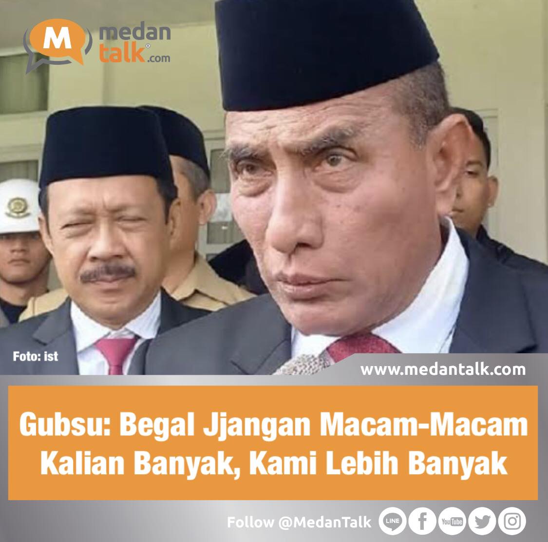 Pesan Gubsu Edy ke Begal Agar Tak Beraksi saat Lebaran: Jangan Macam-macam