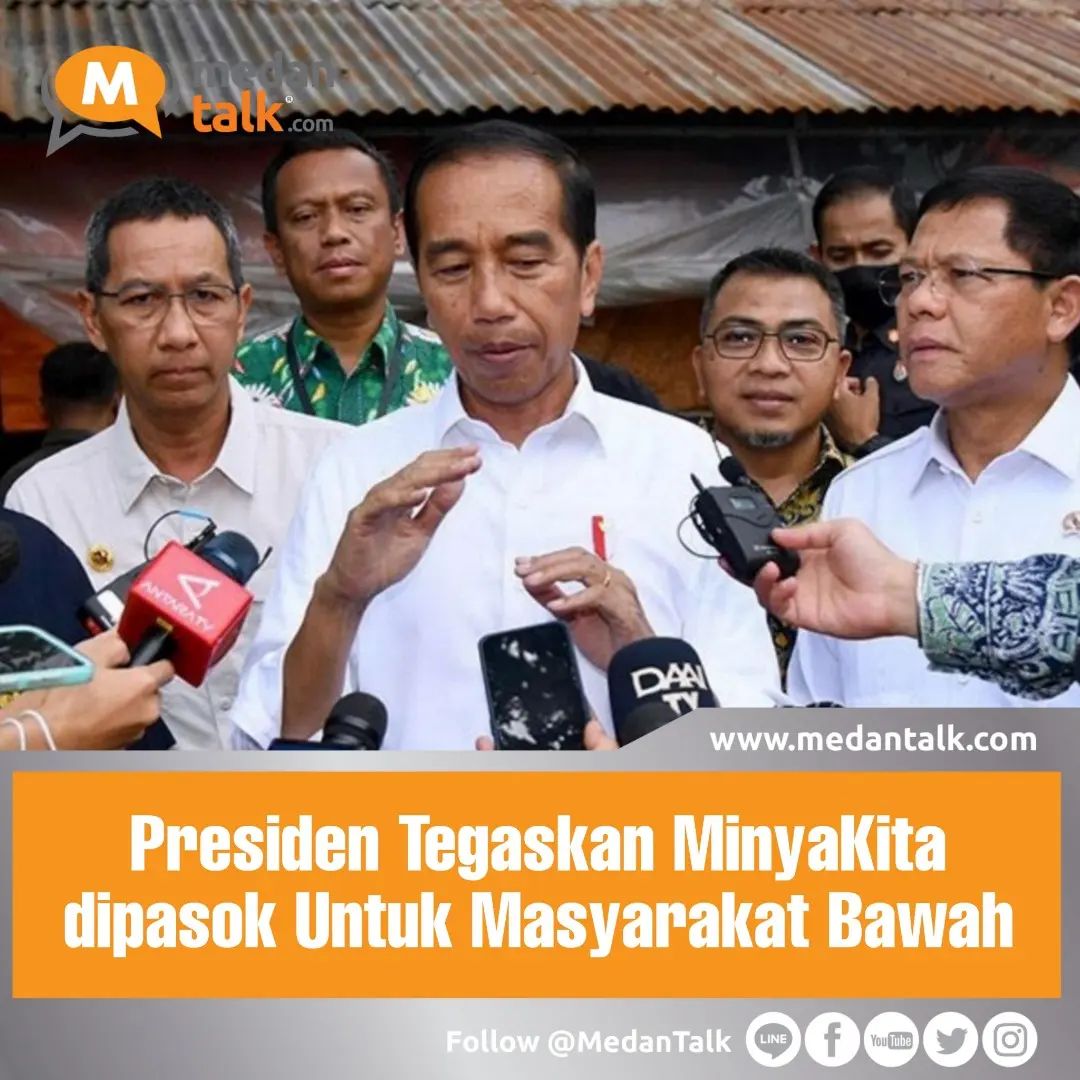 Presiden tegaskan MinyaKita dipasok untuk masyarakat bawah Presiden Joko Widodo menegaskan minyak