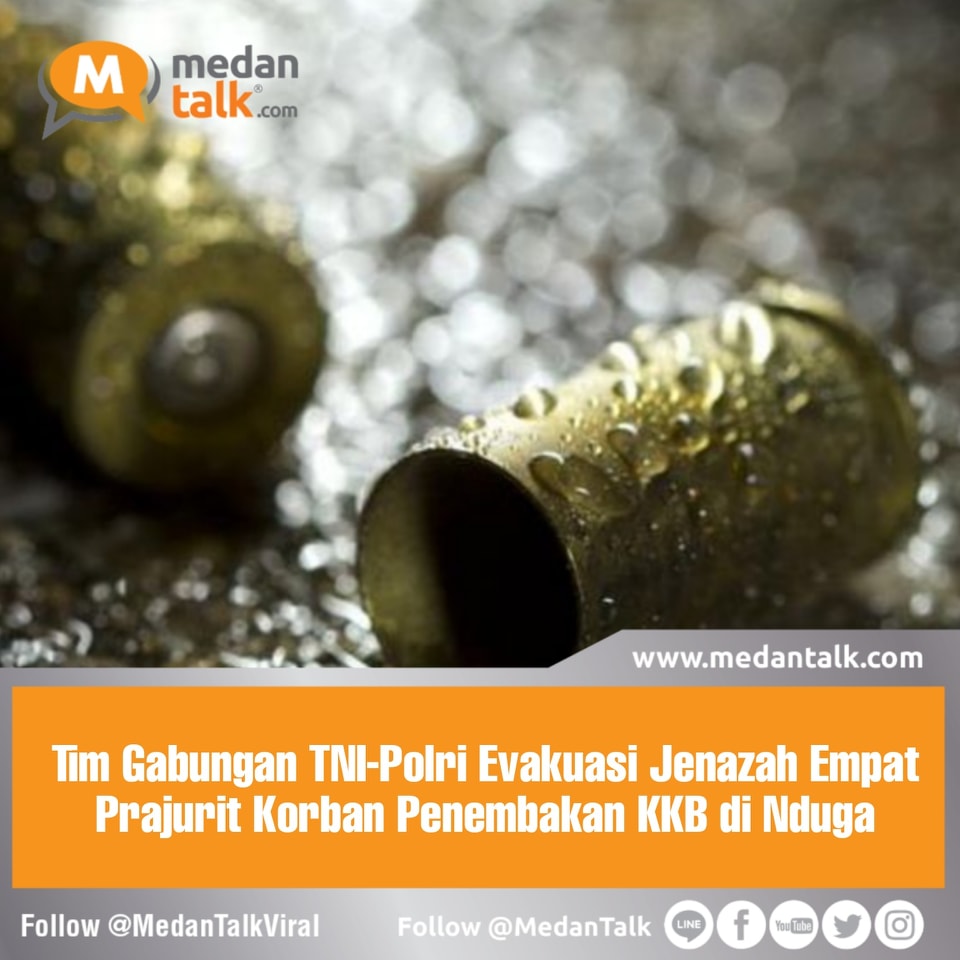 Tim Gabungan TNI-Polri Evakuasi Jenazah Empat Prajurit Korban Penembakan KKB di Nduga