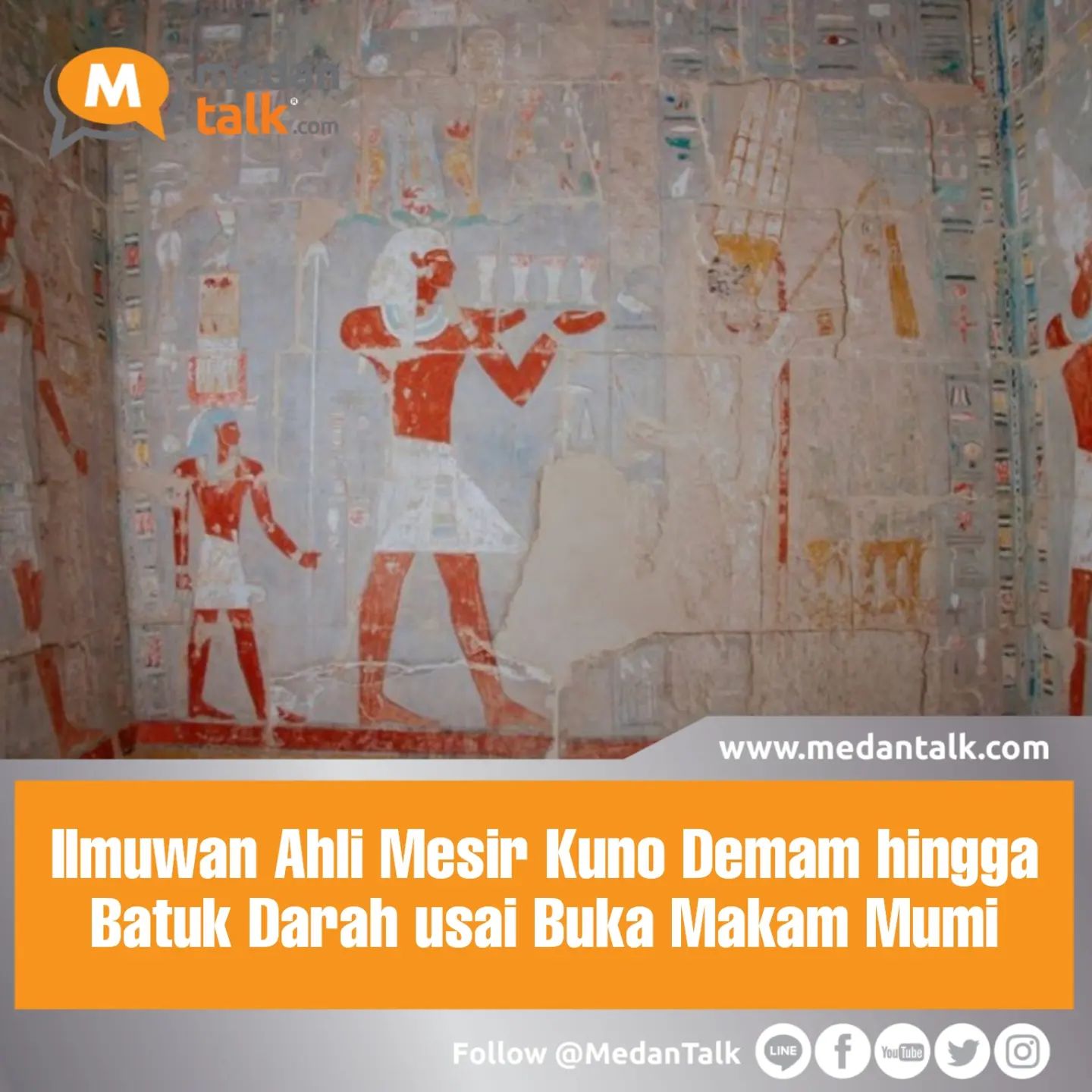 Ahli Mesir Kuno Demam hingga Batuk Darah usai Buka Makam Mumi Seorang
