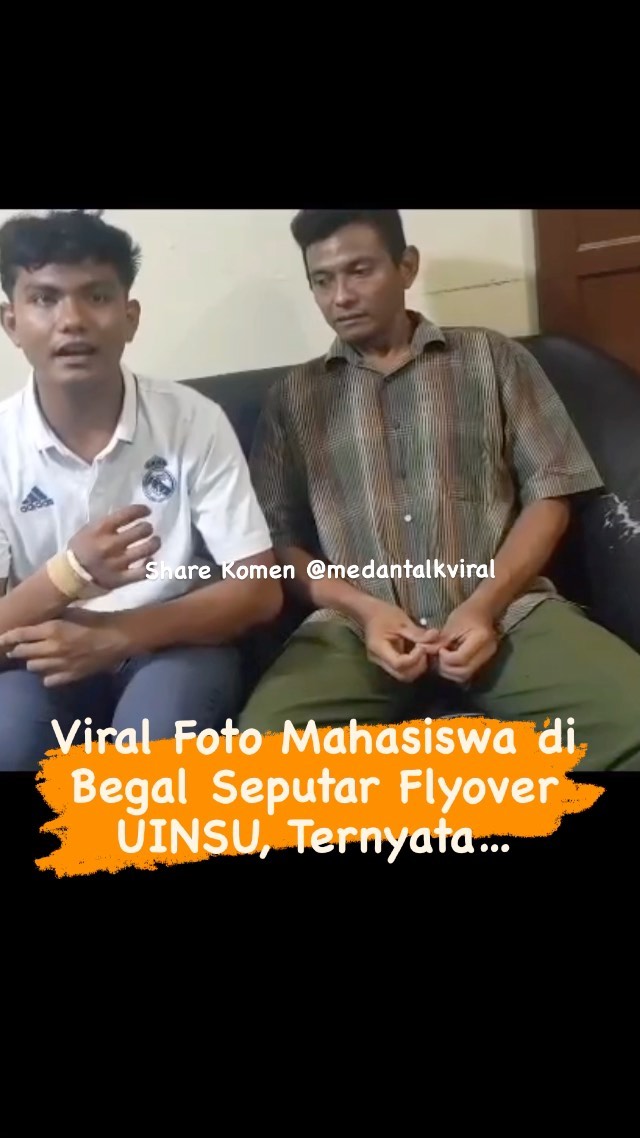 Viral foto beredar mahasiswa di begal seputar fly over UINSU Medan.
Ternyata… bukan dibegal, tetapi perkelahian antara kelompok pemuda.