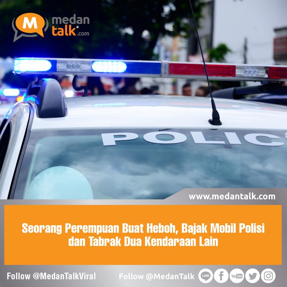 Mobil patroli jalan tol milik polisi dibajak oleh seorang perempuan berinisial J