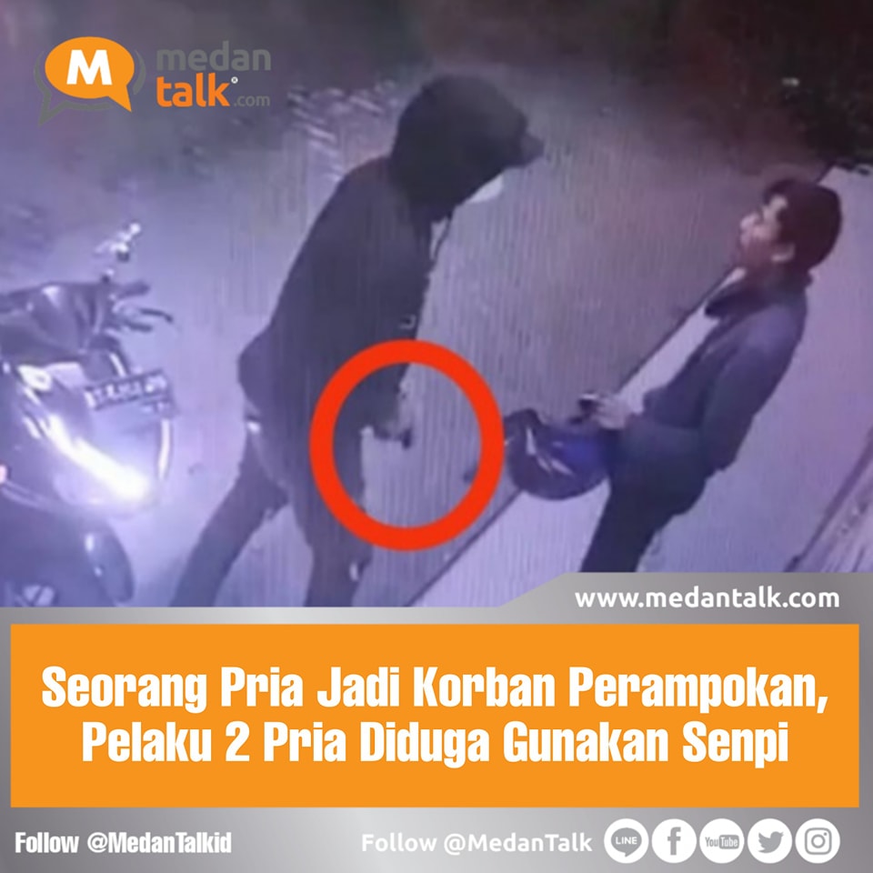 Seorang pegawai retail minimarket dirampok dua orang yang membawa benda mirip senjata