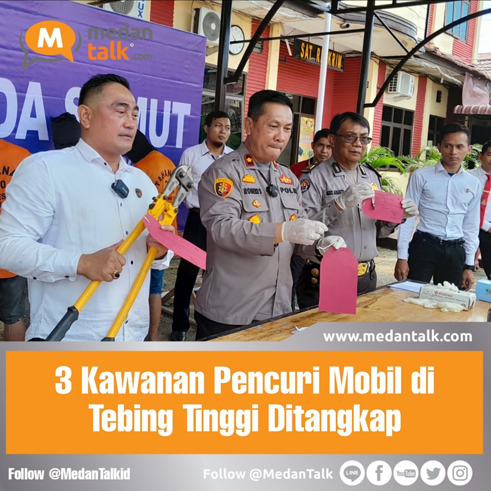 Ketiganya berinisial AF alias Fajar (32) warga Jalan Syech Beringin Kelurahan Tebing