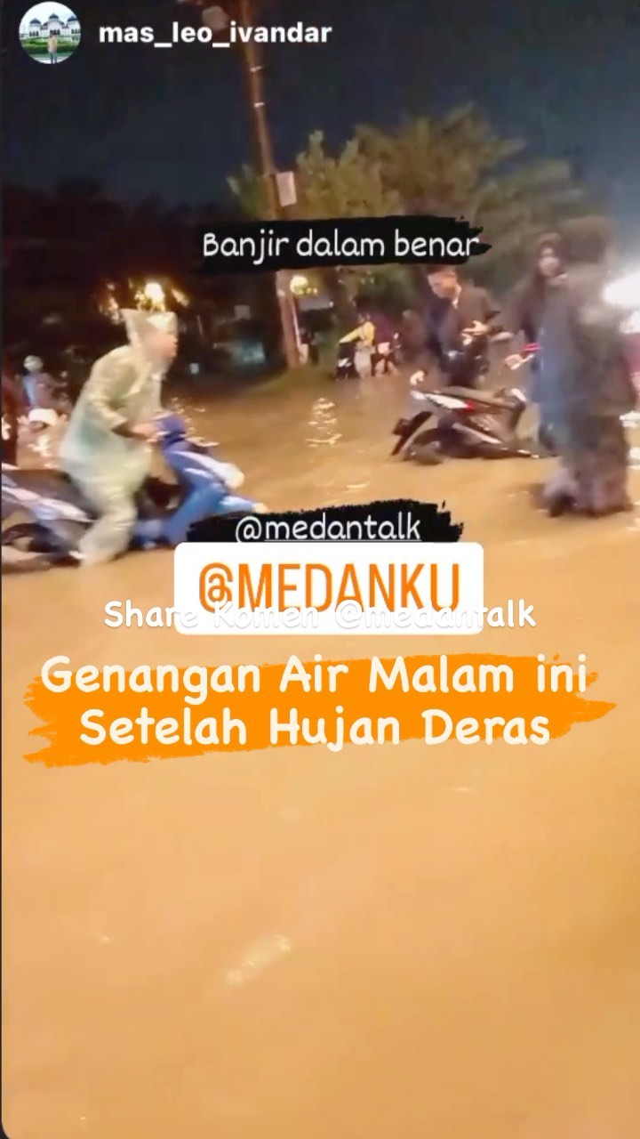 Genangan Air terpantau di gerbang tol Bandar Selamat, jalan Pancing dan Sekitarnya