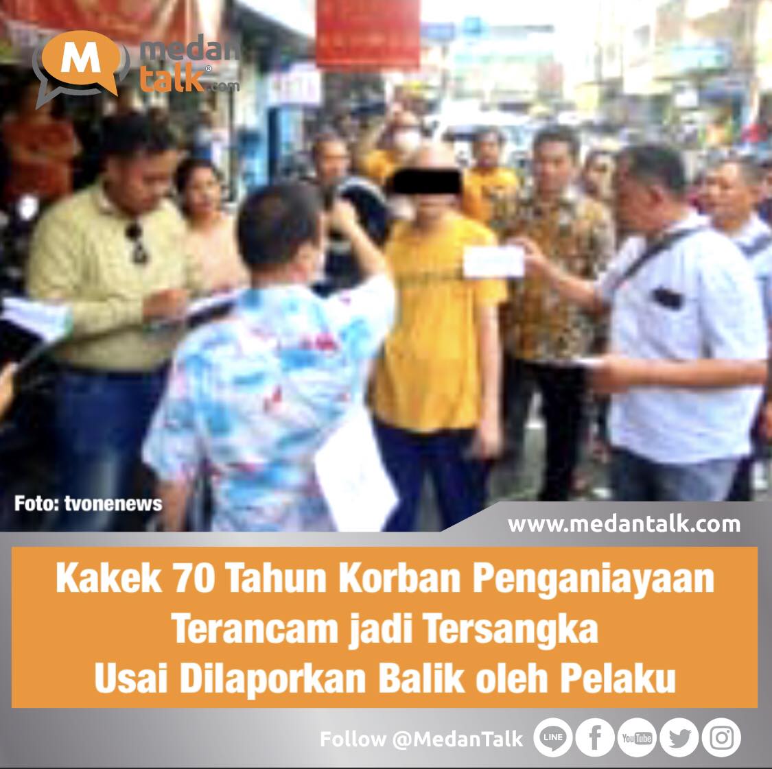 Kakek 70 Tahun Korban Penganiayaan Terancam jadi Tersangka Usai Dilaporkan Balik oleh