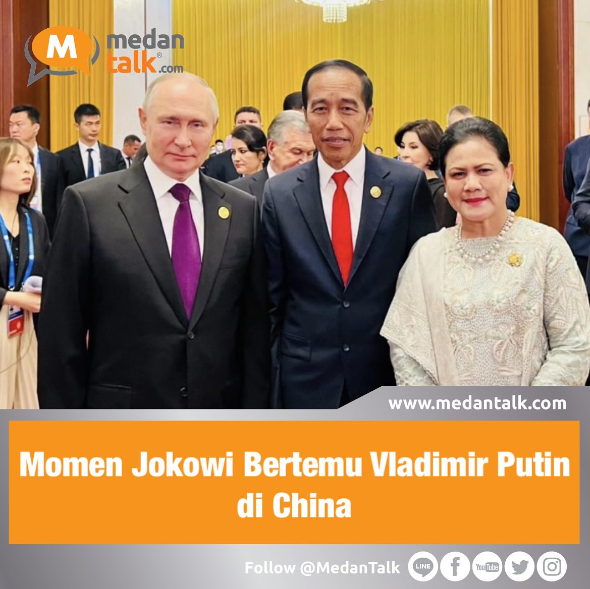 Momen Jokowi Bertemu Vladimir Putin di China Presiden Joko Widodo bertemu dengan
