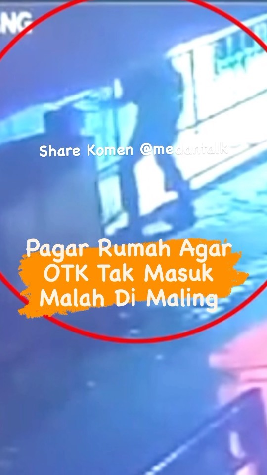 Pagar Besi yang fungsinya untuk menjaga OTK masuk, malah di maling Menurut