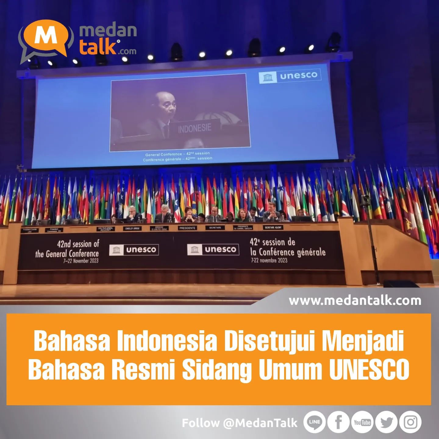 Bahasa Indonesia Disetujui Menjadi Bahasa Resmi Sidang Umum UNESCO Pemerintah Republik Indonesia