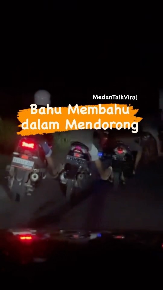 Bahu membahu dalam mendorong ◇ Selalu pantau STORY dan FOLLOW @medantalk utk