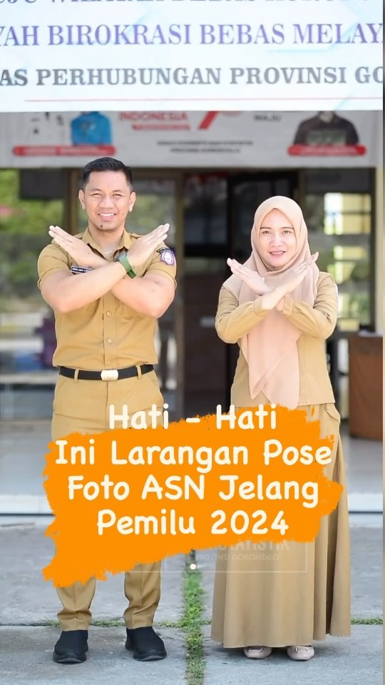 Hati – Hati Ini Larangan Pose Foto ASN Jelang Pemilu 2024 Pemerintah