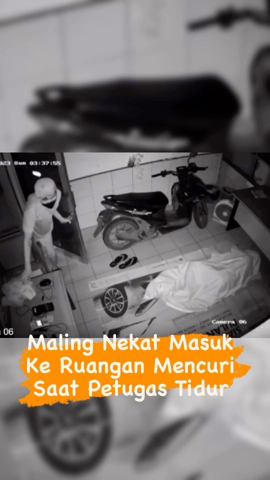 Maling nekat masuk ke ruang petugas SPBU mencuri, rezeki dapat kunci sepeda