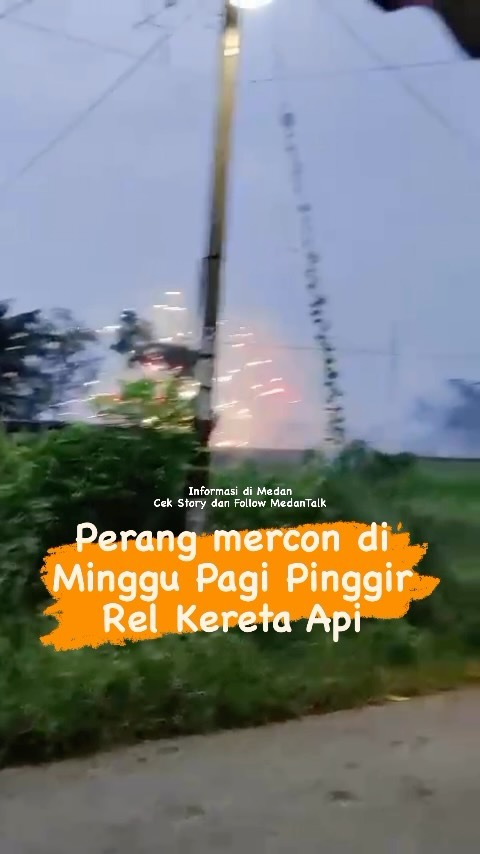 Perang mercon yang terjadi pagi ini 05/11/2023 didaerah tembung pasar 7. Siapa