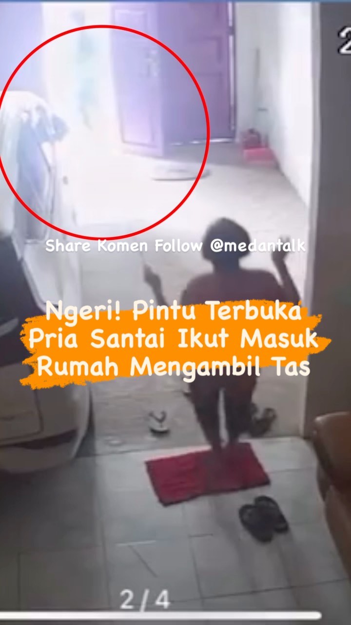 Pintu Terbuka, Pria dengan santai ikut ibu masuk rumah mengambil tas didalam rumah. Perhatikan sepeda motornya, pelaku mirip yang mencuri tas dari toko buku di postingan kemarin
Menurut pengirim video, selaku korban: “posisi mama saya lagi sembahyang berarti sudah ditunggu2 nya untuk ambil barang dan langsung ketahuan mama saya , dia ambil barang tas yang letak disofa , tas nya berisi baju . Untung nya barang berharga tidak sampai diambil karena sudah ketahuan. Yang paling disyukuri untung mama saya ga kenapa napa. Tolong kakak viralkan agar pelaku nya jerah untuk tidak berani maling seperti itu apalagi dengan santai nya dia masuk rumah
No plat nya BK 2773 AJO
Dari rekaman CCTV terlihat pelaku nya naik kereta yang sama persisi di berita kakak yang toko buku dia maling tas juga
Kejadian hari ni tgl 30 november jam 08.09 WIB
Lokasi ny Jl perjuangan tj gusta dekat kfc jipur”
Maling kok santai dan berani?
Masyarakat dihimbau untuk selalu berwaspada dan selalu kunci pintu
+ Agar jangkauan postingan ini bisa meluas, jangan lupa untuk selalu like setiap postingan kami dan juga tinggalkanlah komentar meski hanya sekedar emoticon. 🥰
♡ Silakan share (cerita/info lalulintas) ke story mention @medantalk dan juga @medantalkviral @medanku @medantalkid utk admin seleksi dan repost. Ingat tulis lokasi & kapan kejadian, keterangan kejadian dgn jelas dan lengkap di story agar mudah di mengerti saat repost. Pastikan juga akun anda tidak dikunci agar kami bisa lihat dan repost. Terima kasih