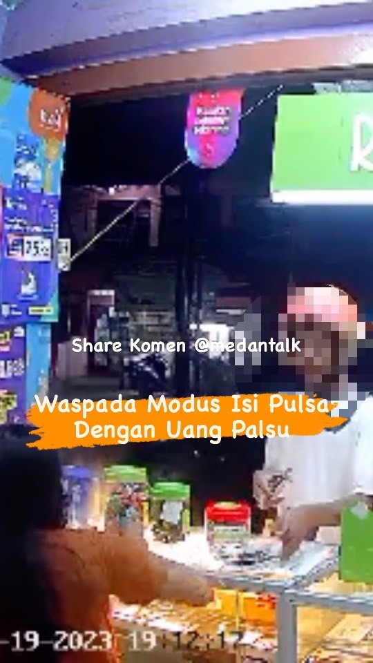 Waspada Peredaran uang palsu dan diduga modus isi uang Elektronik atau pulsa