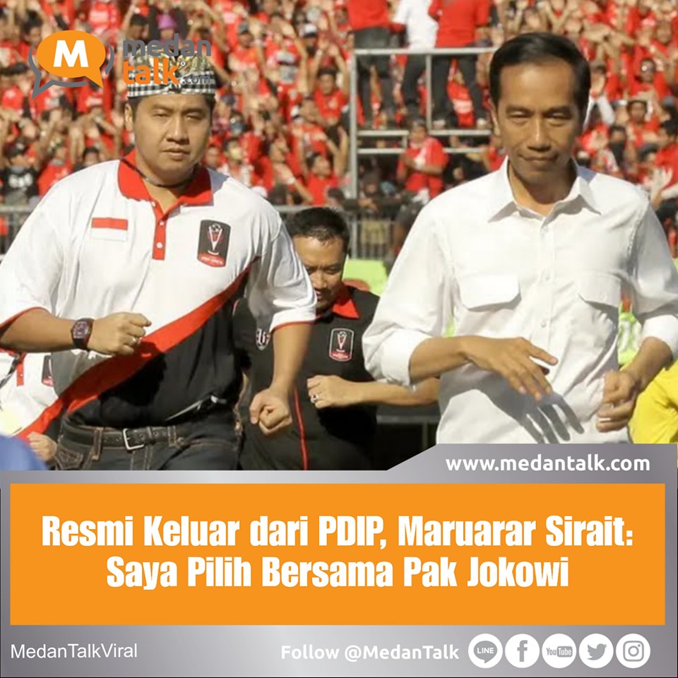 Resmi Keluar dari PDIP, Maruarar Sirait: Saya Pilih Bersama Pak Jokowi Politikus