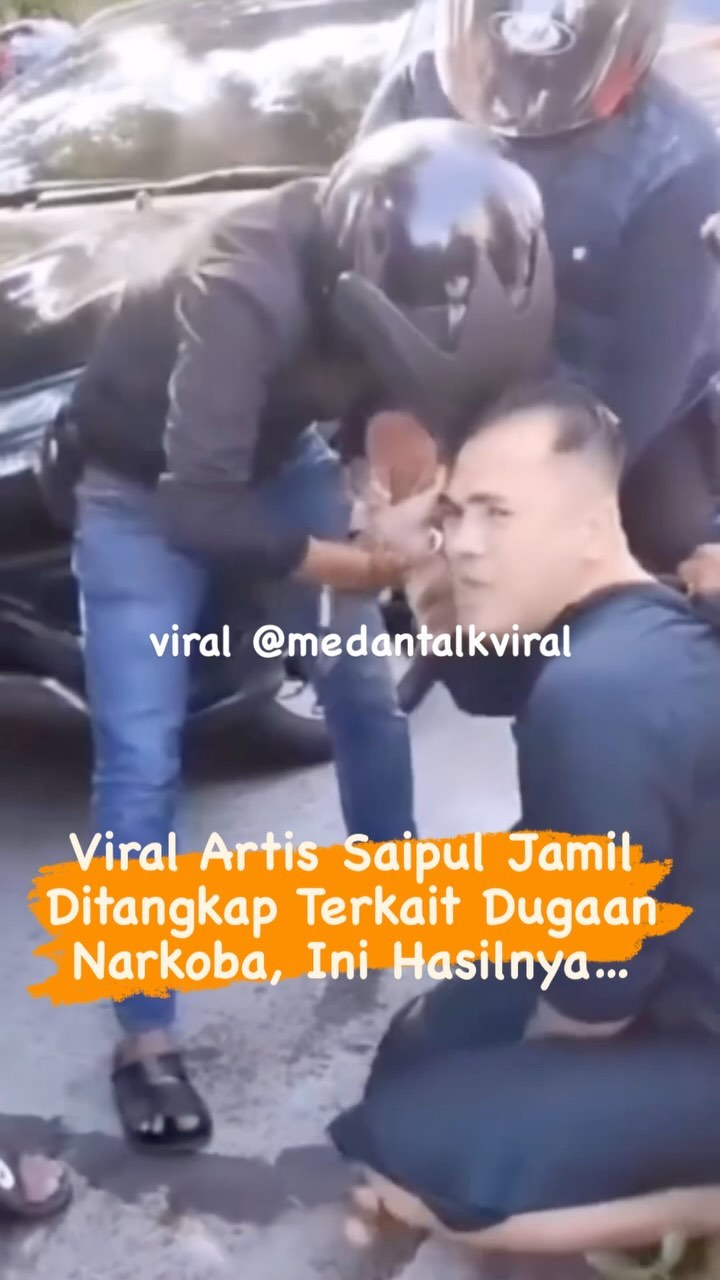 Viral Artis Saipul Jamil Ditangkap Terkait Dugaan Narkoba, Ini Hasilnya… Polisi telah