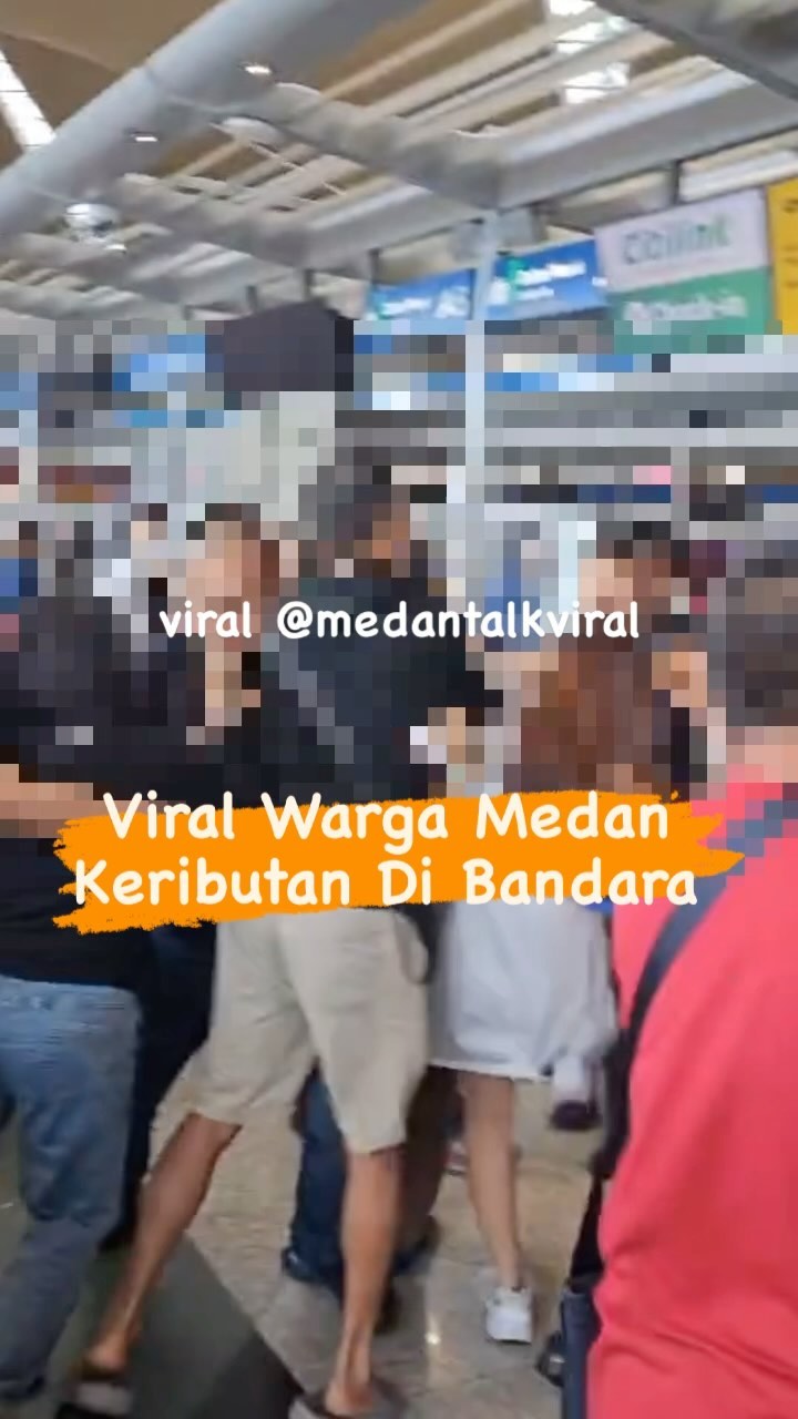Viral warga Medan ribut dorong doring di bandara luar negeri Diduga masalah