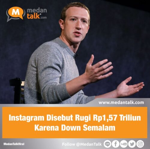 Instagram Disebut Rugi Rp1,57 Triliun Karena Down Semalam Pemadaman besar-besaran yang terjadi