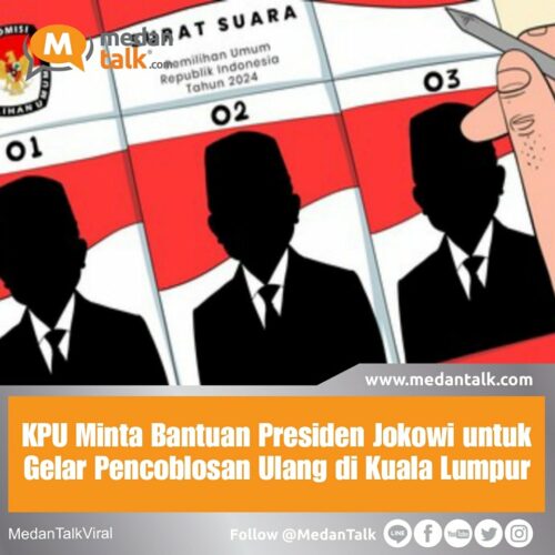 KPU Minta Bantuan Presiden Jokowi untuk Gelar Pencoblosan Ulang di Kuala Lumpur