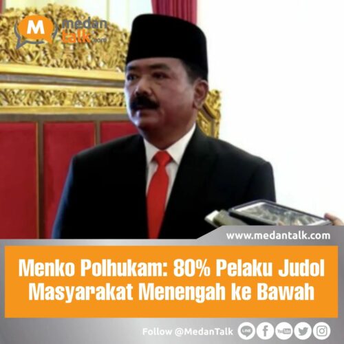 Menko Polhukam: 80% Pelaku Judol Masyarakat Menengah ke Bawah Menteri Koordinator Bidang