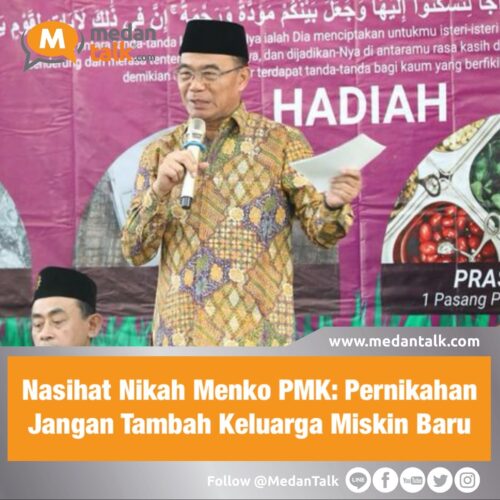 Nasihat Nikah Menko PMK: Pernikahan Jangan Tambah Keluarga Miskin Baru Menteri Koordinator