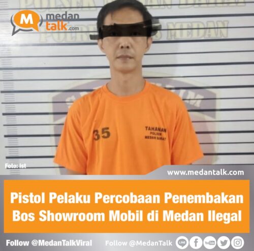 Pistol Pelaku Percobaan Penembakan Bos Showroom Mobil di Medan Ilegal RB (39)