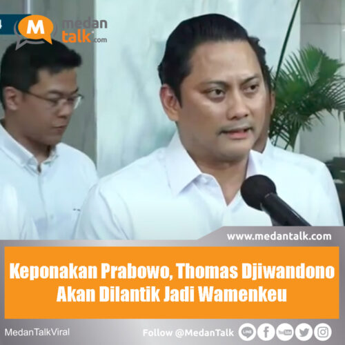 Keponakan Prabowo, Thomas Djiwandono, Akan Dilantik Jadi Wamenkeu Presiden Joko Widodo akan
