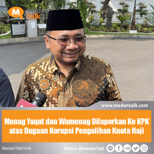 Menag Yaqut dan Wamenag Dilaporkan Ke KPK atas Dugaan Korupsi Pengalihan Kuota