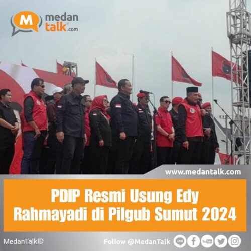 PDIP Resmi Usung Edy Rahmayadi di Pilgub Sumut 2024 PDIP resmi mengusung