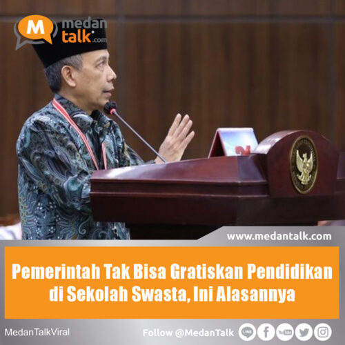 Pemerintah Tak Bisa Gratiskan Pendidikan di Sekolah Swasta, Ini Alasannya Deputi Bidang