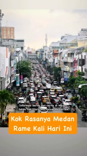 Kok rasanya Medan rame kali ya hari ini, Siapa nih yang ngerasain