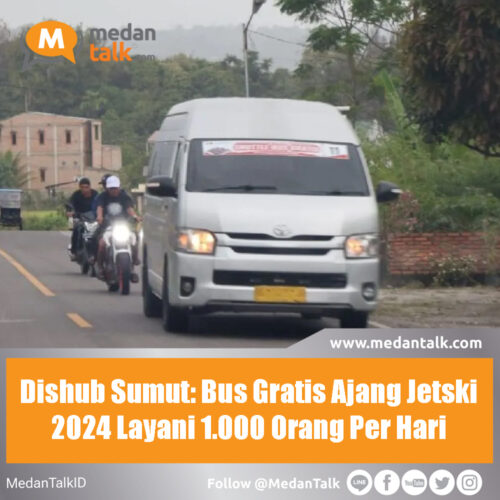 Dishub Sumut: Bus Gratis Ajang Jetski 2024 Layani 1.000 Orang Per Hari